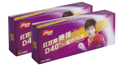 CD40C-DHS CELLFREE-DUAL WHITE 1 STAR 40MM+ BALL