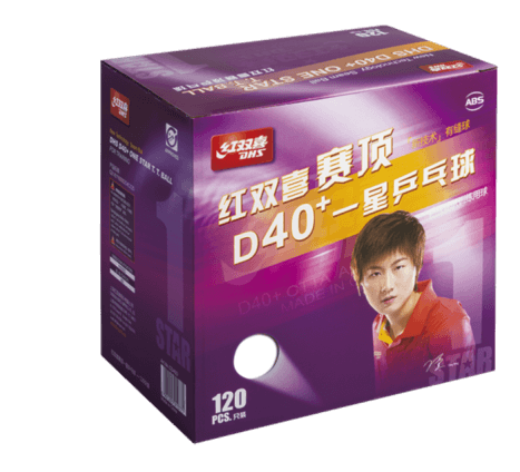 CD40C-DHS CELLFREE-DUAL WHITE 1 STAR 40MM+ BALL (120PK BOX)